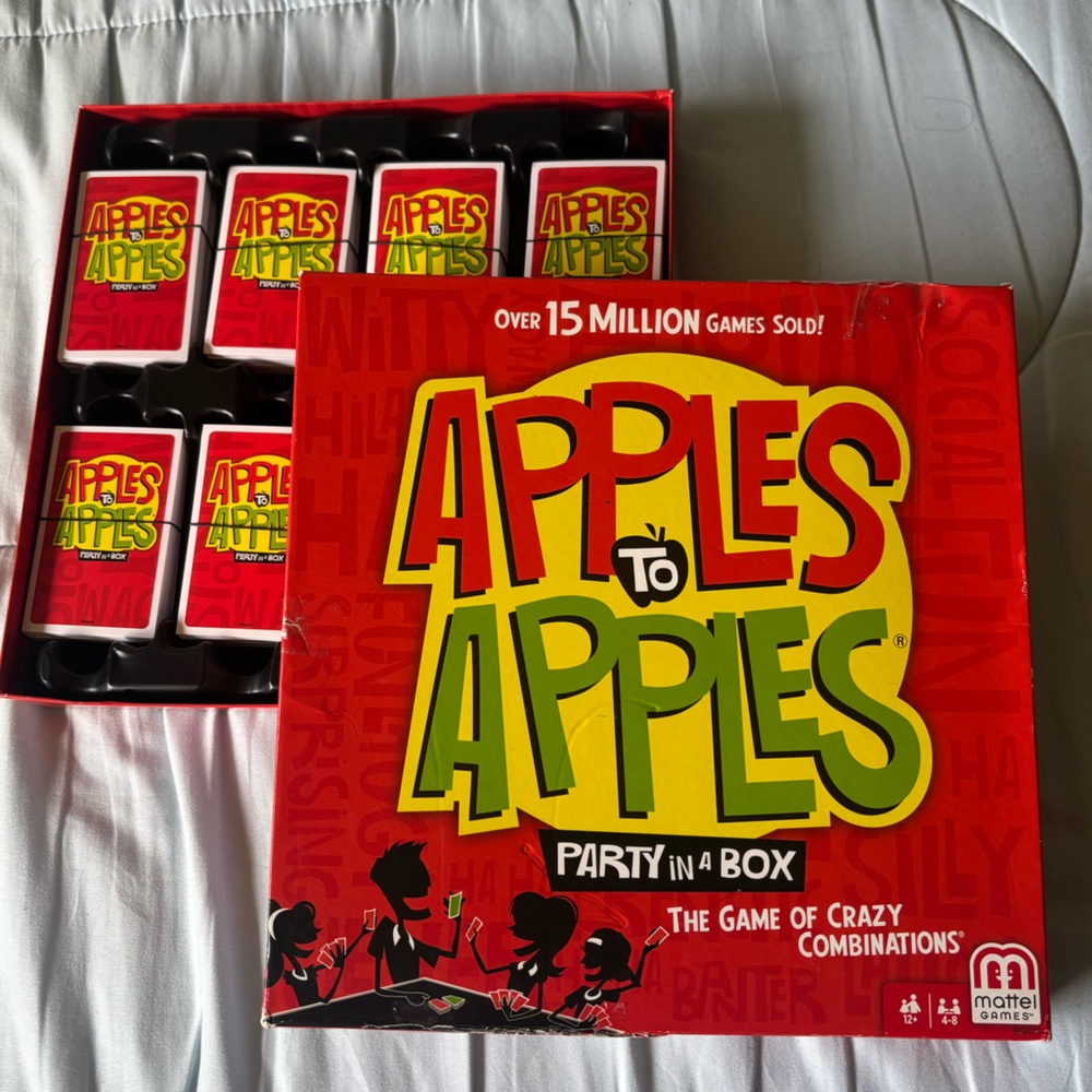 Mattel Apples to Apples Game - Party in a Box